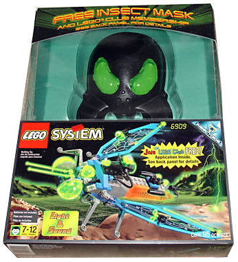 6909/6907 LEGO Insectoids Sonic Stinger w/Insectoid Mask Certified in OG Box Retired