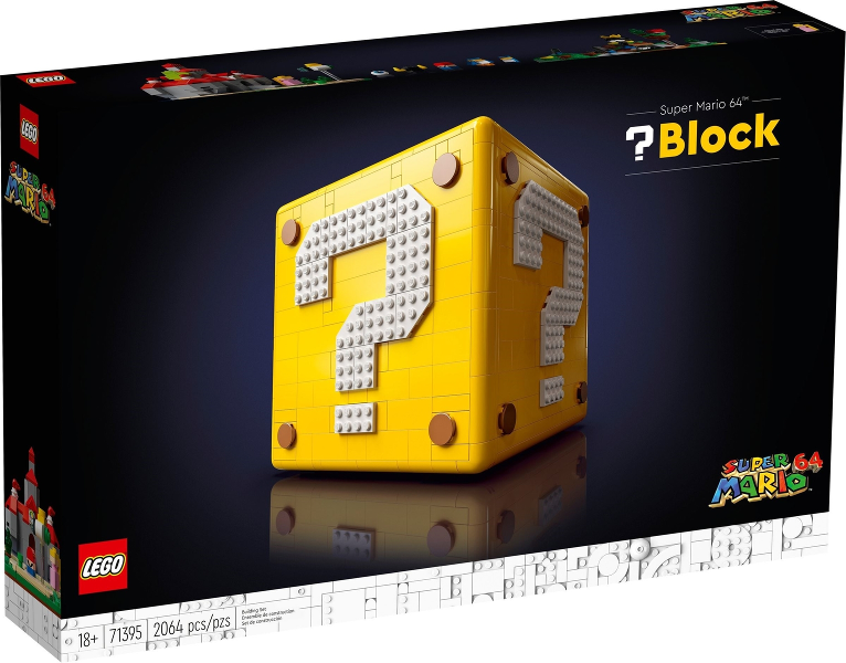LEGO 71395 Super Mario 64 ? Block Retired (USED) Certified in white box