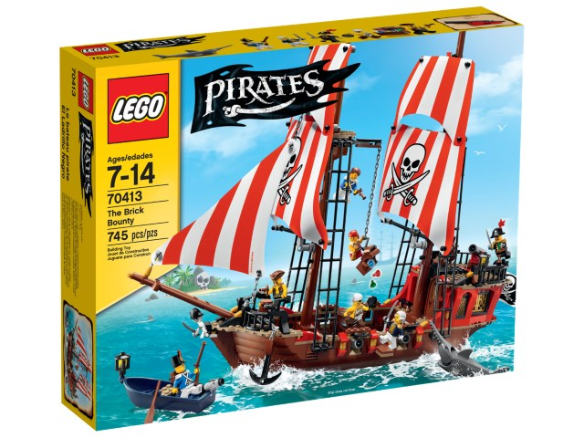 LEGO Pirates 70413 The Brick Bounty, Retired, Certified, Pre-Owned