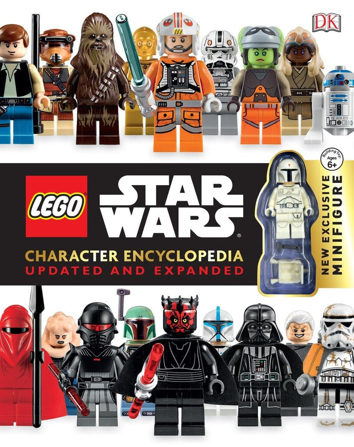 LEGO Star Wars Character Encyclopedia Updated and Expanded (2015), NIB, Retired (INCLUDES EXCLUSIVE BOBA FETT MINIFIGURE)