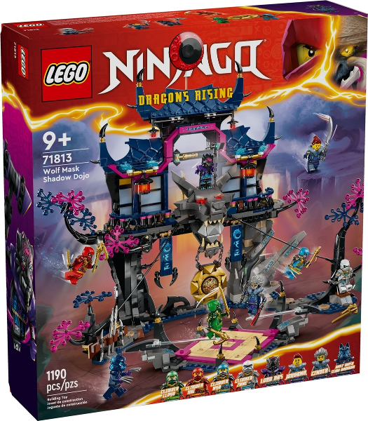 Wolf Mask Shadow Dojo - LEGO® 71813 - Ninjago - NIB – Bricks and