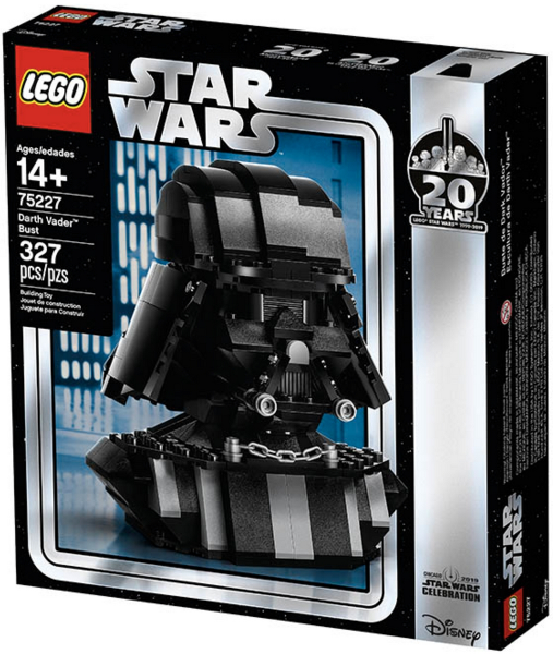 LEGO Star Wars 75227 Darth Vader Bust, NIB, Retired