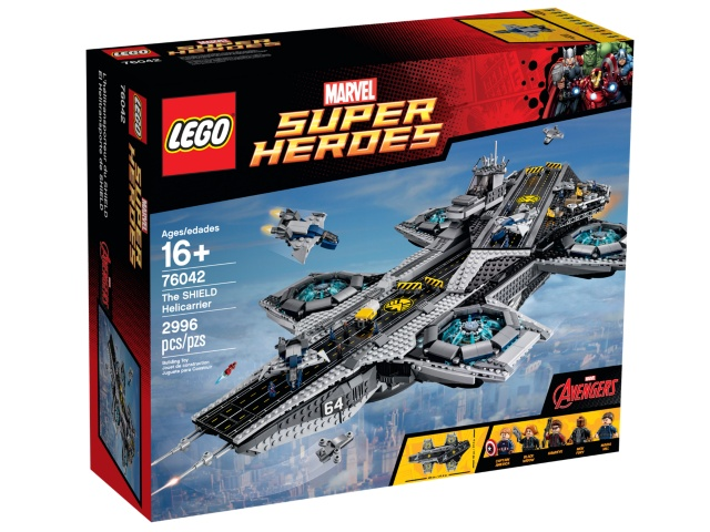 りす LEGO Marvel Superheroes 76042 The SHIELD Helicarrier, Retired, NIB