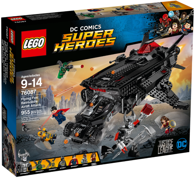 LEGO DC Comics Superheroes 76087 Flying Fox: Batmobile Airlift Attack, Retired, NIB