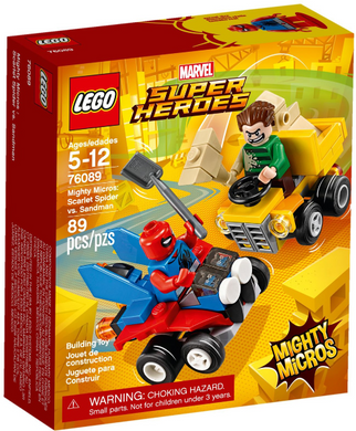 LEGO Marvel Superheroes 76089 Mighty Micros: Scarlet Spider vs. Sandman, Retired, NIB