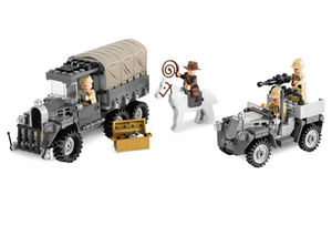 LEGO Indiana Jones 7622 Race for the Stolen Treasure, Retired, Certified in white box, Pre-Owned