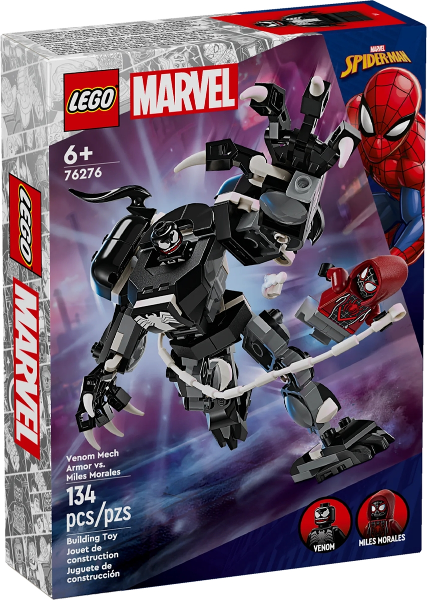 76276 Venom Mech Armor vs. Miles Morales