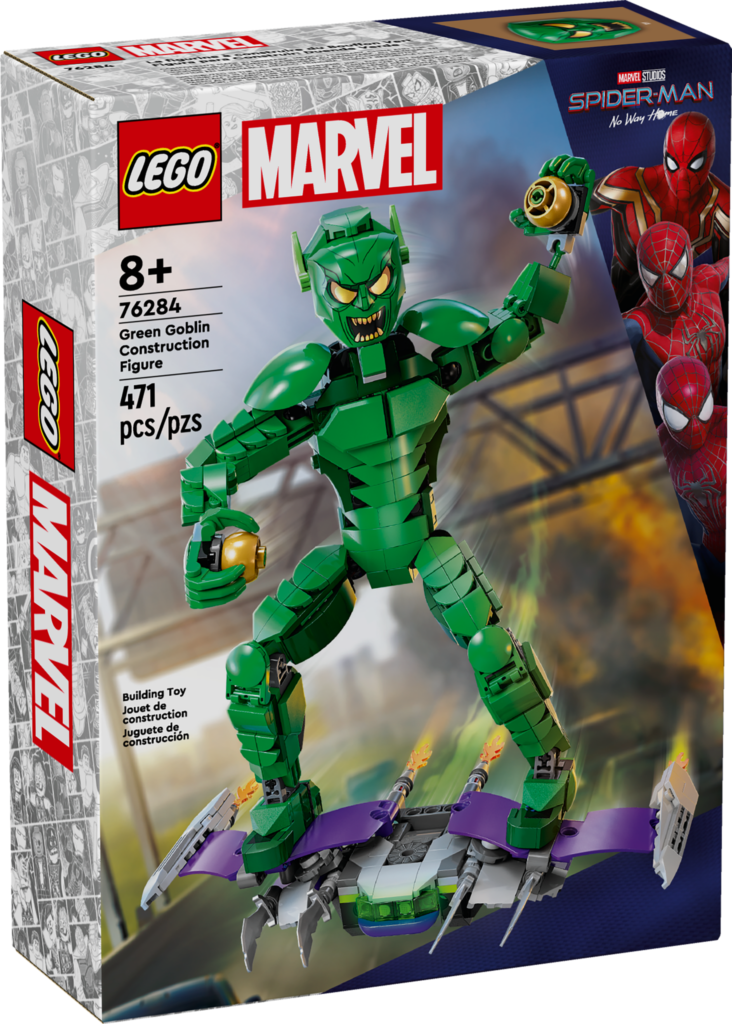 Marvel Green Goblin Construction Figure LEGO 76284 NIB – Bricks Marvel Green Goblin Construction Figure LEGO 76284 NIB – Bricks