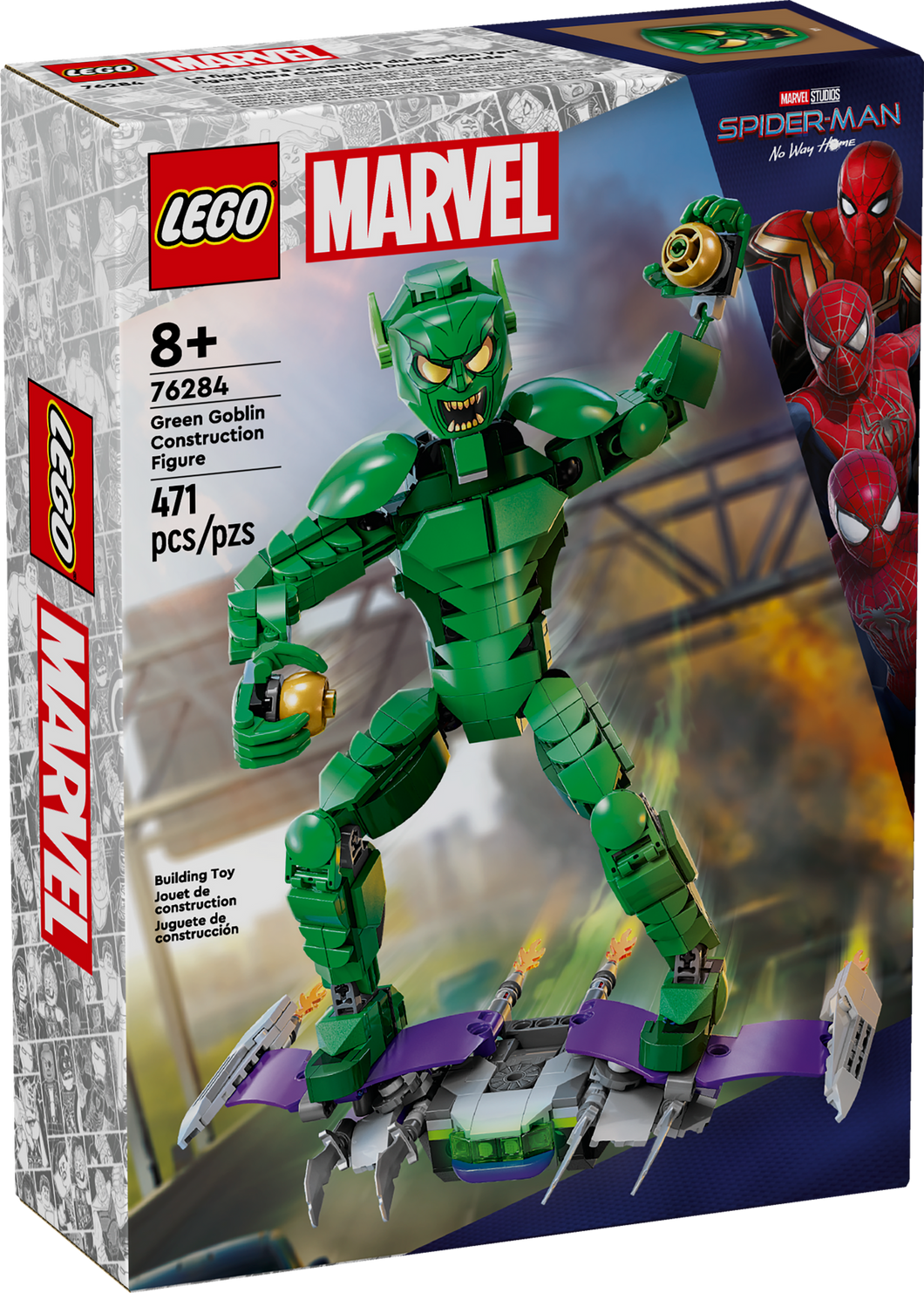 Marvel Green Goblin Construction Figure LEGO 76284 NIB