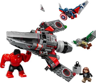 76292 LEGO Marvel Captain America vs Red Hulk Battle