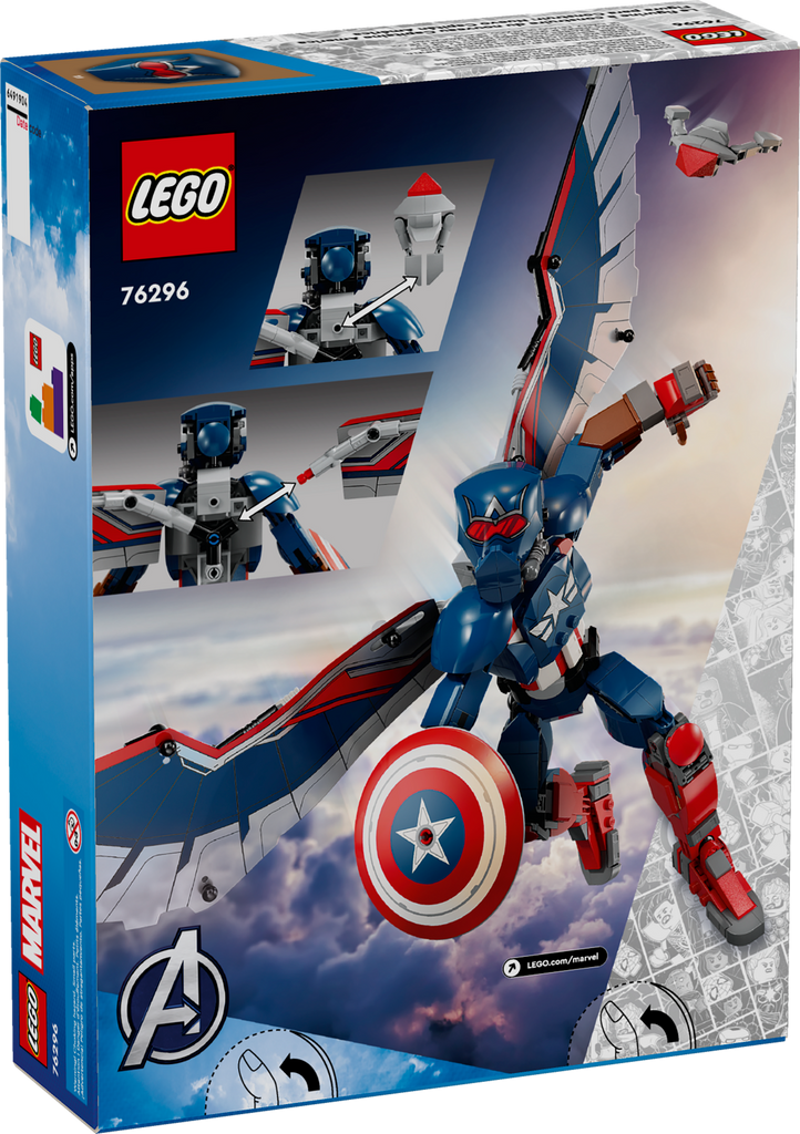 76296 LEGO Marvel New Captain America Construction Figure NIB – Bricks ...