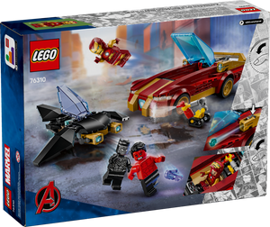 76310 LEGO® Iron Man Car & Black Panther vs. Red Hul