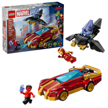 76310 LEGO® Iron Man Car & Black Panther vs. Red Hul