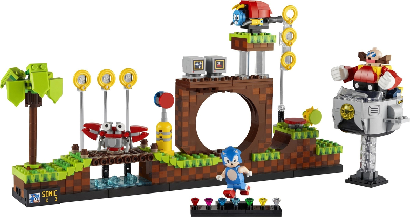 21331 Sonic the Hedgehog - Green Hill Zone – Bricks and Minifigs
