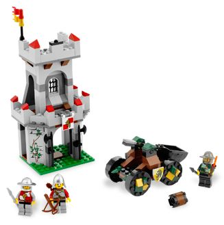 LEGO Kingdoms 7948 Outpost Attack, Retired, Certified, Pre-Owned