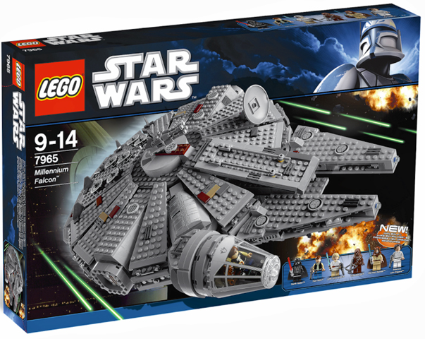 7965 Millennium Falcon, Retired, Certified in white box, Pre-Owned