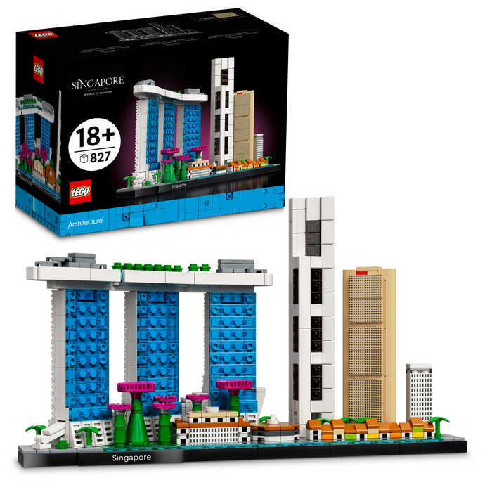 Architecture Singapore LEGO 21057 Certified in white box, Pre-Owned