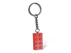 Keychain RED LEGO 2x4 Brick - LEGO 850154