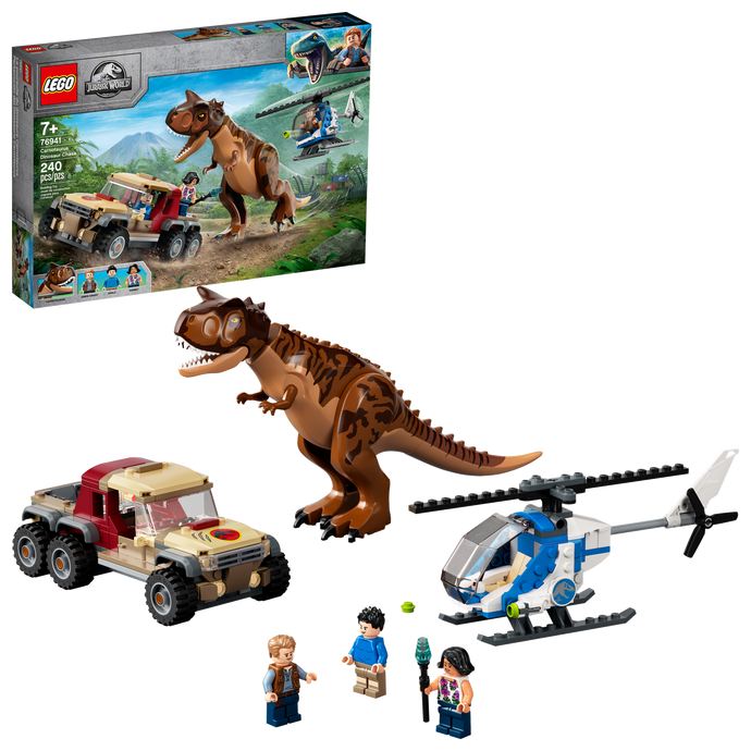 LEGO Jurassic World 76941 Carnotaurus Dinosaur Chase, Retired, Certified in Original Box, Pre-Owned