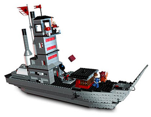 Nickelodeon Avatar Fire Nation Ship Certified (Pre-owned) in white box, Retired