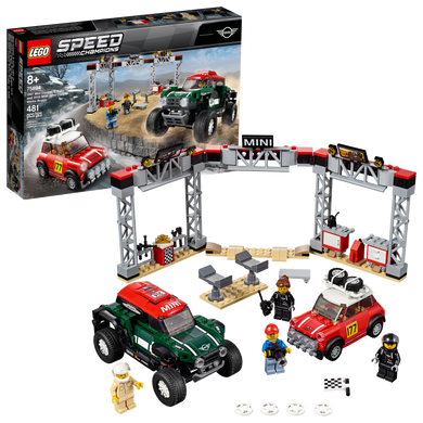 1967 Mini Cooper S Rally and 2018 MINI John Cooper Works Buggy - LEGO 75894 - Certified (used) in plain white box - Retired
