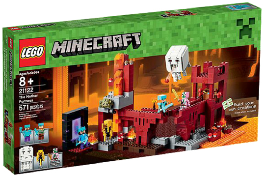 LEGO 21122 Minecraft The Nether Fortress Retired (USED) Certified in white box