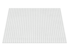 BAM Baseplate 32X32 10" - White 100% LEGO® Compatible