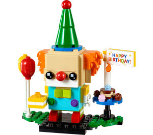 LEGO Brickheadz 40348 Birthday Clown, Retired, Certified in White Box, Pre-Owned