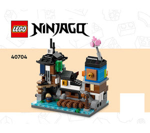 40704 Micro NINJAGO Docks, Retired, Certified, Pre-Owned