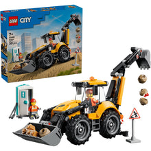60480 Yellow Backhoe Loader