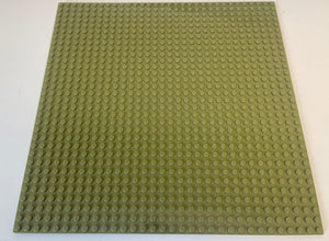 BAM Baseplate 32X32 10" - Olive Green 100% LEGO® Compatible