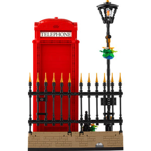 21347 Red London Telephone Box, New - Open Box