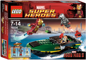 76006 Iron Man: Extremis Sea Port Battle, Retired, NIB