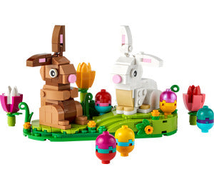 40523 Easter Rabbits Display, Certified in white box, Pre-Owned