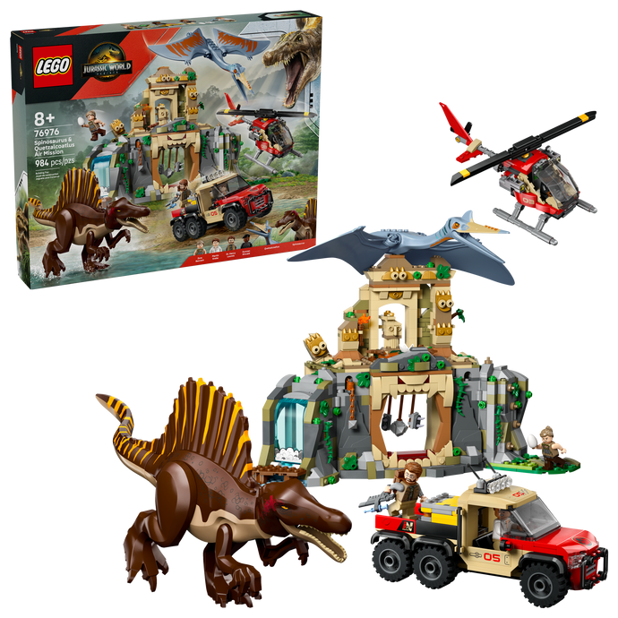 76976 LEGO® Spinosaurus & Quetzalcoatlus Air Mission
