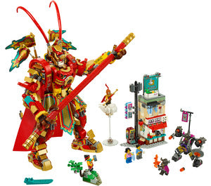 80012 Monkey King Warrior Mech, Retired, Certified in white box, Pre-Owned