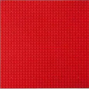 BAM Baseplate 32X32 10" - RED 100% LEGO® Compatible