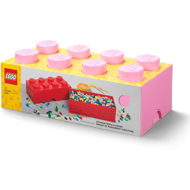 5007126 LEGO Storage Brick (Pink/Light Purple)