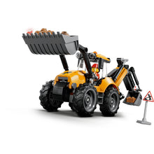 60480 Yellow Backhoe Loader