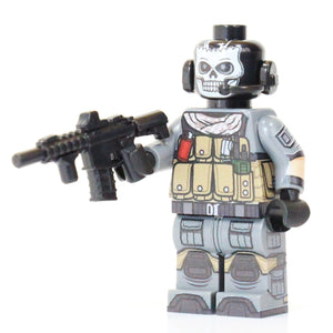 Brick Tactical Warfare Operator Custom Figure