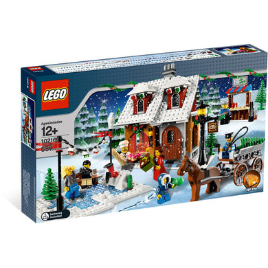 10216 Winter Village Bakery, Retired, New - Slight Box Damage