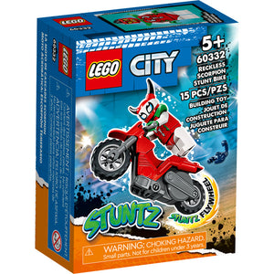 60332 Reckless Scorpion Stunt Bike, Retired, NIB