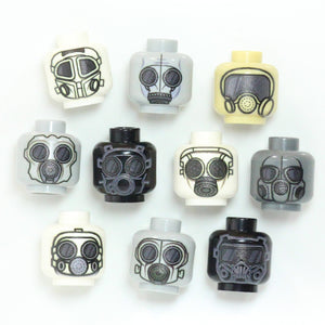 Brick Tactical Gas Mask Head Pack Custom Heads