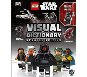 Star Wars - Visual Dictionary: Updated Edition (Hardcover) - Includes Exclusive Darth Maul 25th Anniversary Minifigure!