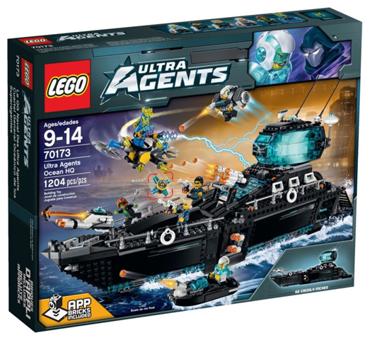 70173 Ultra Agents Ocean HQ, Retired, New - Slight Box Damage