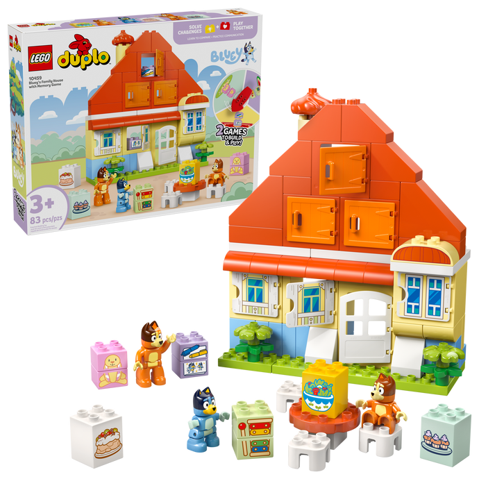 LEGO 10459 Bluey's Family House with Memory Game