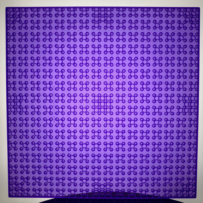 BAM Baseplate - LEGO® Clear Purple