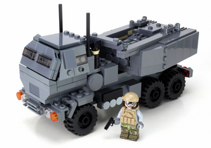 LEGO War Truck Build with Figure
