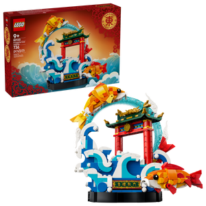 80120 Prosperity Carp Leaping