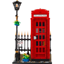 21347 Red London Telephone Box, New - Open Box